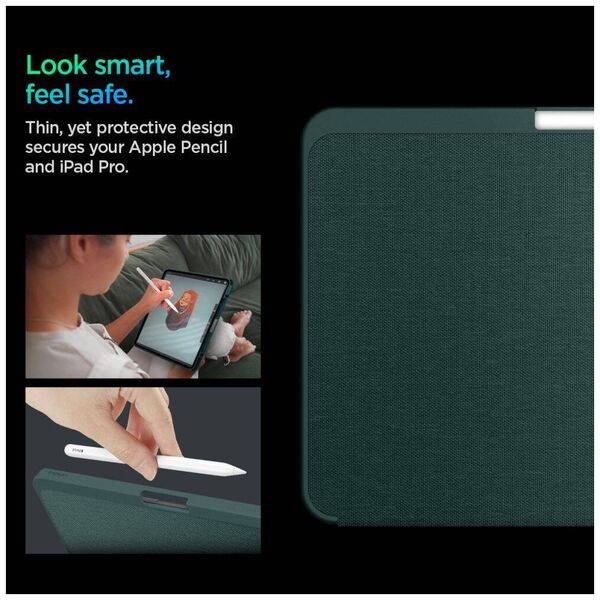 Case APPLE IPAD PRO 11.0 (5GEN) Spigen Urban Fit Midnight Green 8809971226899