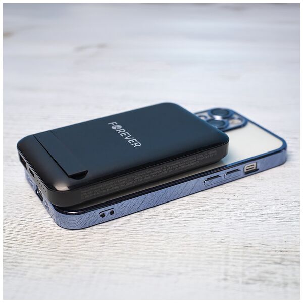 Forever wireless power bank MATB-100 PD QC 22.5W 10000 mAh magnetic black 5900495275165