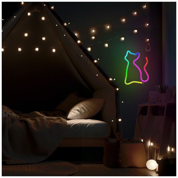 Neon LED RGB CAT FLRN03 + RC Forever Light 5900495398079