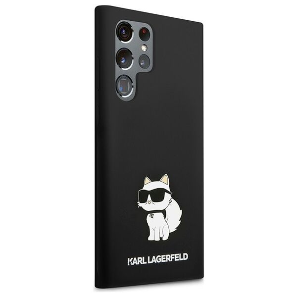 Karl Lagerfeld case for Samsung Galaxy S24 Ultra KLHCS24LSNCHBCK black HC SILICONE NFT CHOUPETTE 3666339242343
