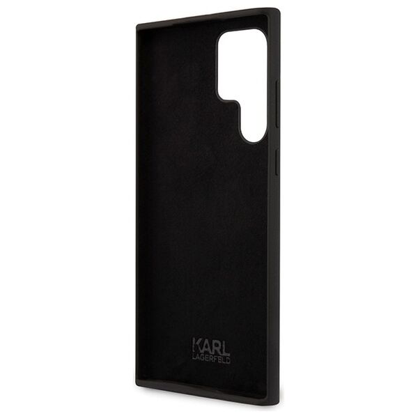 Karl Lagerfeld case for Samsung Galaxy S24 Ultra KLHCS24LSNCHBCK black HC SILICONE NFT CHOUPETTE 3666339242343