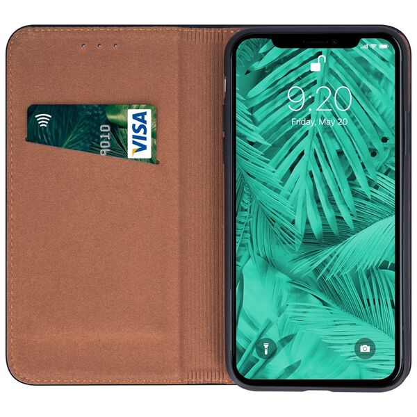 Genuine Leather Smart Pro for Samsung Galaxy S24 Ultra black 5907457726024