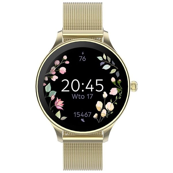 Forever smartwatch Velora SB-306 gold 5907457735675