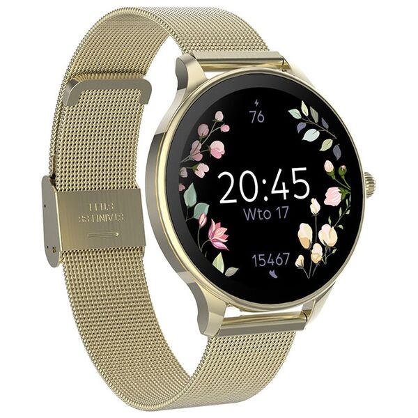 Forever smartwatch Velora SB-306 gold 5907457735675
