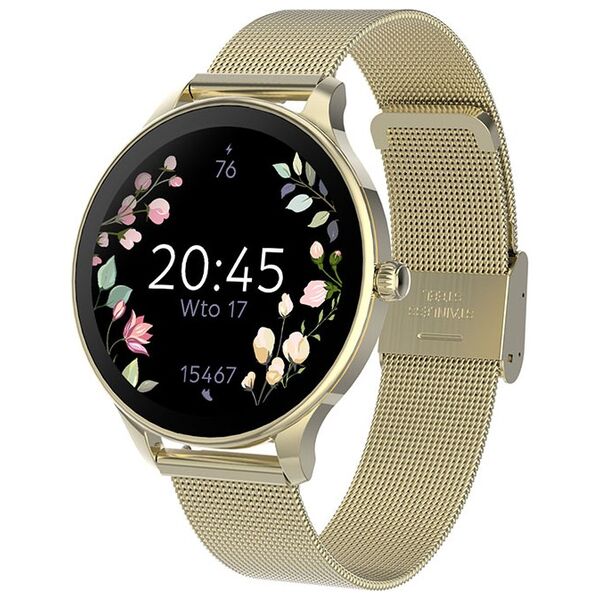 Forever smartwatch Velora SB-306 gold 5907457735675