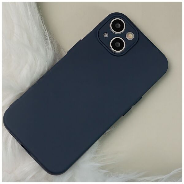 Silicon case for Samsung Galaxy A35 5G dark blue 5907457717640