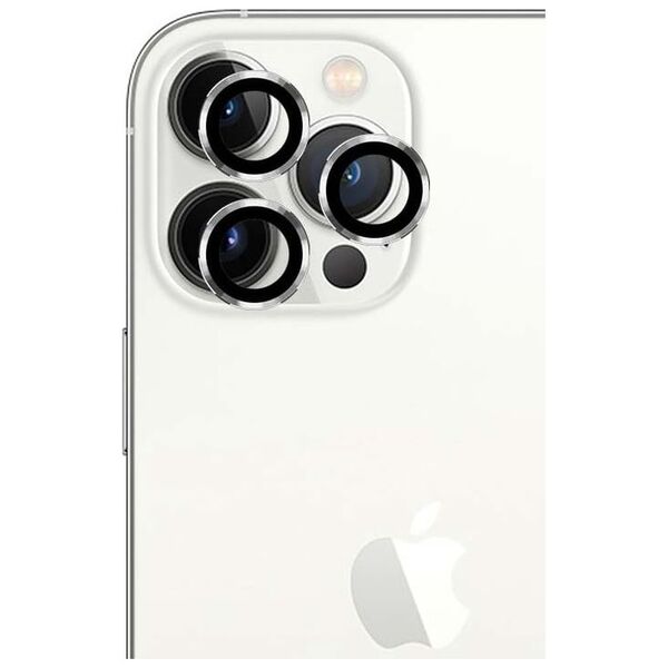Tempered Glass for Camera APPLE IPHONE 15 PRO 3MK Lens Protection Pro silver 5903108529990