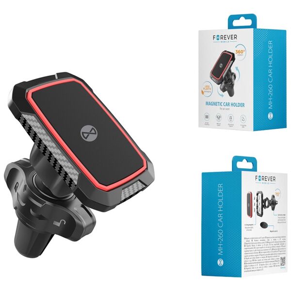 Forever car holder for air vent MH-260 magnetic black 5900495978745