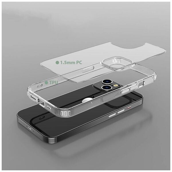 Case IPHONE 13 Tech-Protect Flexair Hybrid transparent 9589046925290