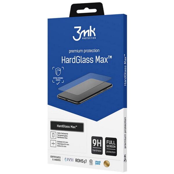 3mk tempered glass HardGlass Max for iPhone 13 Pro Max Black 5903108408486
