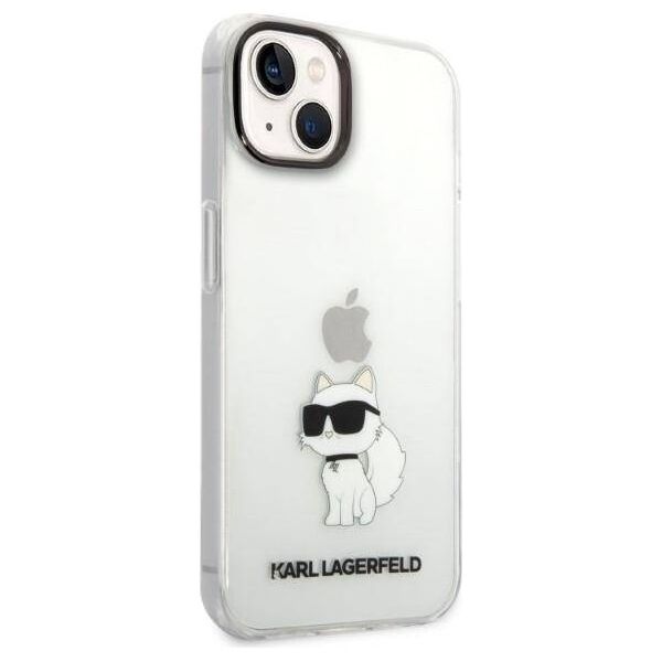 Original Case IPHONE 14 PLUS Karl Lagerfeld Hardcase IML NFT Choupette (KLHCP14MHNCHTCT) transparent 3666339087135