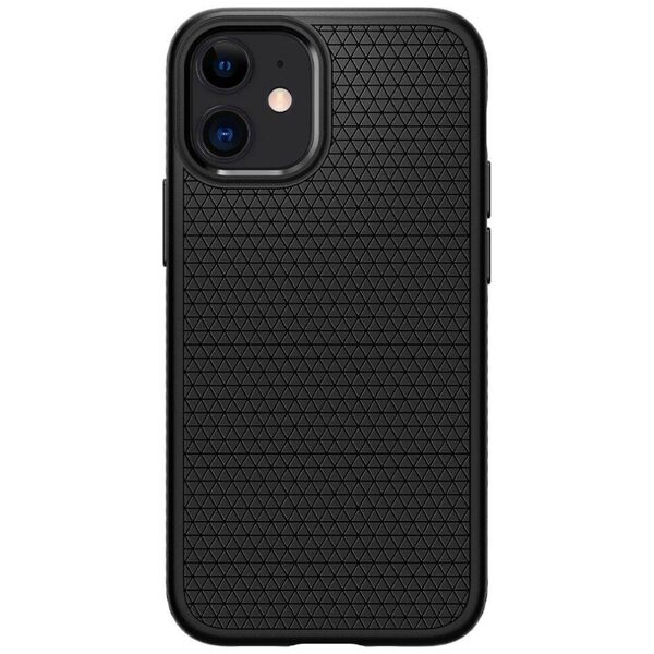 Case IPHONE 12 MINI Spigen Liquid Air Matte black 8809710756779