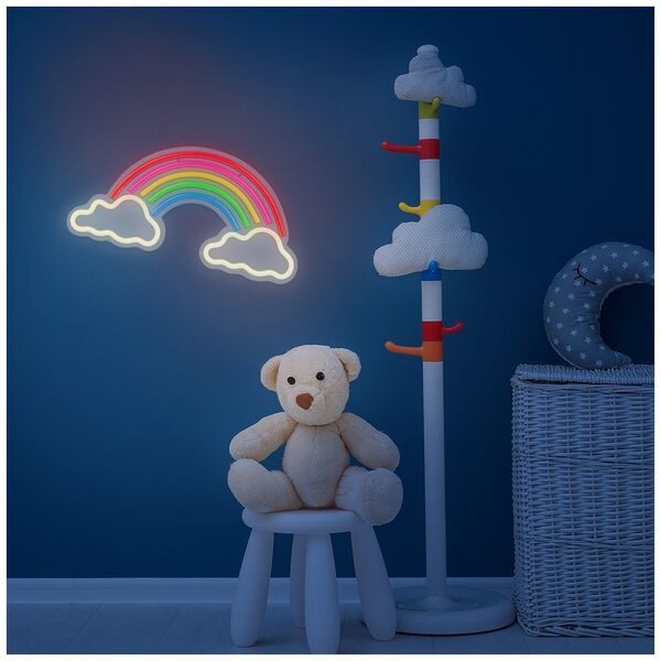 Neon PLEXI LED RAINBOW ON CLOUDS multicolor FPNE32 Forever Light 5907457768864