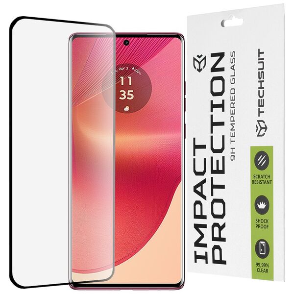 Techsuit Cover for Motorola Edge 50 Fusion - Techsuit 111D Full Cover / Full Glue Glass / 3D Curved Screen - Black 5949419223400 έως 12 άτοκες Δόσεις