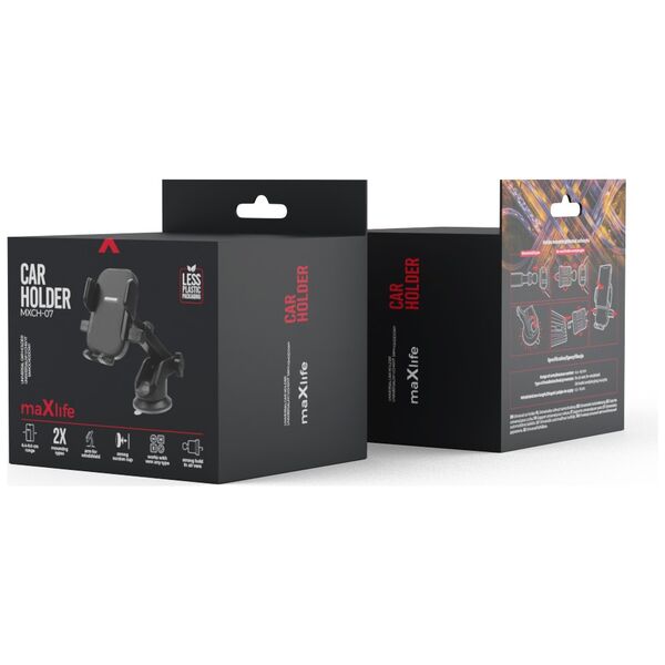Maxlife car holder MXCH-07 black 5900495070906