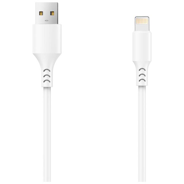 Setty charger 1x USB 2,4A white + Lightning cable 1,0 m NEW 5900495922052