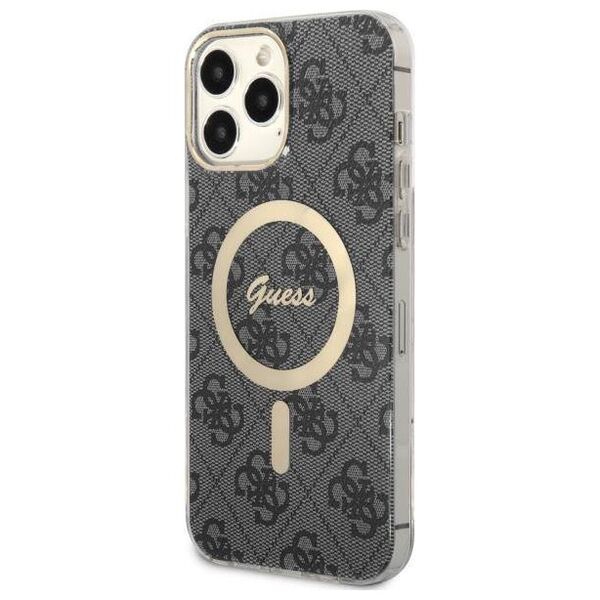 Original Case IPHONE 13 PRO MAX Guess Hardcase 4G MagSafe (GUHMP13XH4STK) black 3666339126827