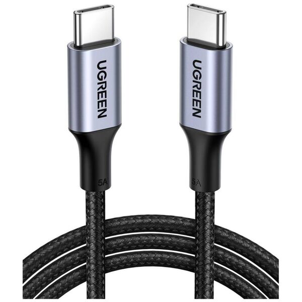 UGREEN US316 Type C to Type C Cable, 100W, 1.5m (black) 6957303874286