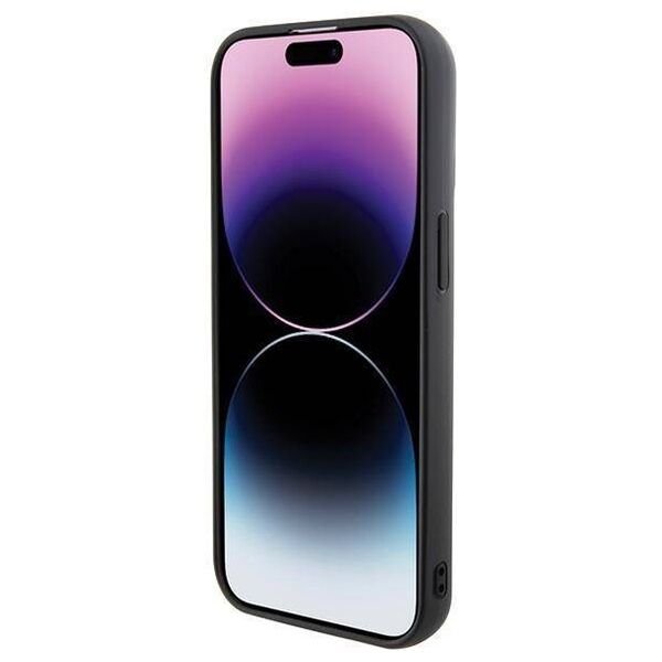 Original Case APPLE IPHONE 15 Karl Lagerfeld Hardcase 3D Rubber Multi Logo (KLHCP15S3DMKRLK) black 3666339164317