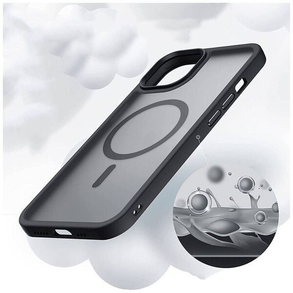 Case SAMSUNG GALAXY S23 Tech-Protect Magmat MagSafe Matte black 9490713932476