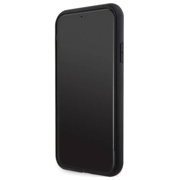Original Case IPHONE 11 Guess Hardcase GCube Stripes MagSafe (GUHMN61HGCFSEK) black 3666339125905