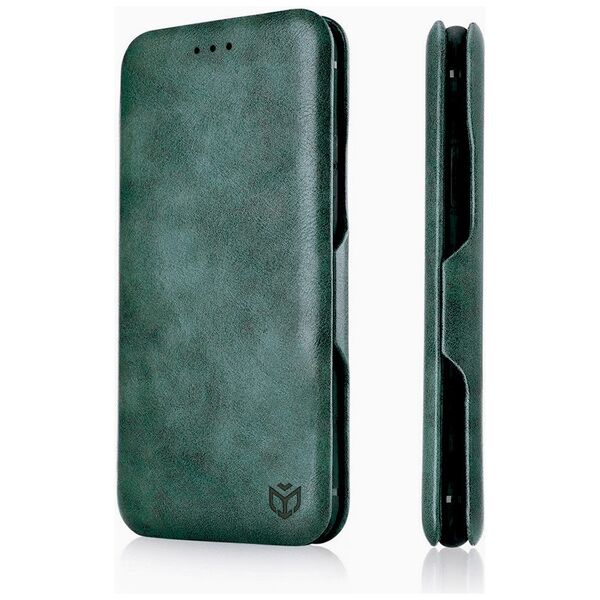 Techsuit Case for Xiaomi Poco F6 - Techsuit Safe Wallet Plus - Green 5949419191471 έως 12 άτοκες Δόσεις