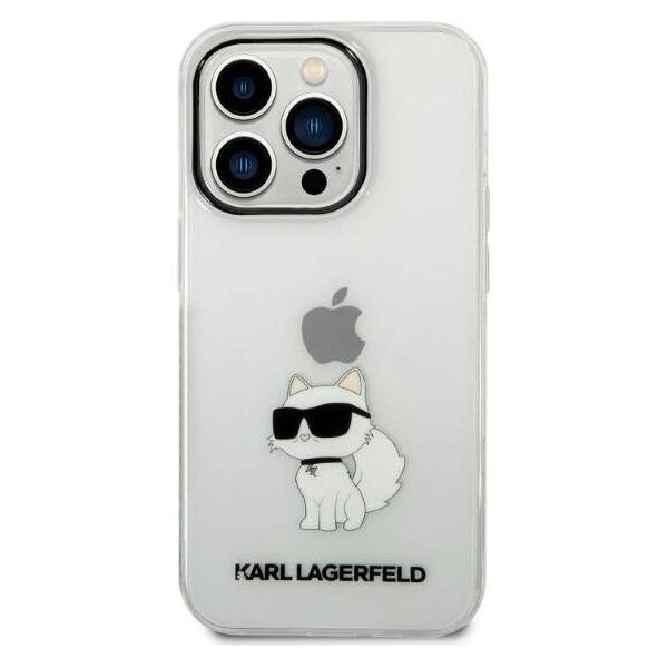 Original Case IPHONE 14 PRO Karl Lagerfeld Hardcase IML NFT Choupette (KLHCP14LHNCHTCT) transparent 3666339087142
