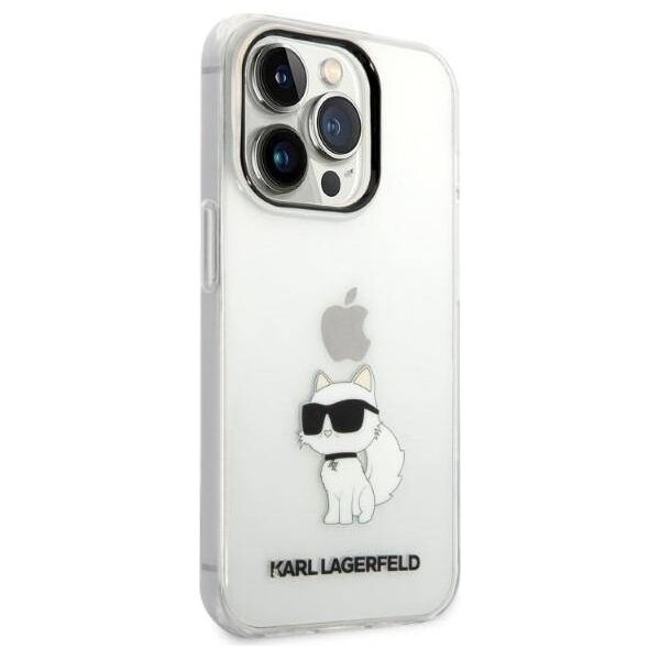 Original Case IPHONE 14 PRO Karl Lagerfeld Hardcase IML NFT Choupette (KLHCP14LHNCHTCT) transparent 3666339087142
