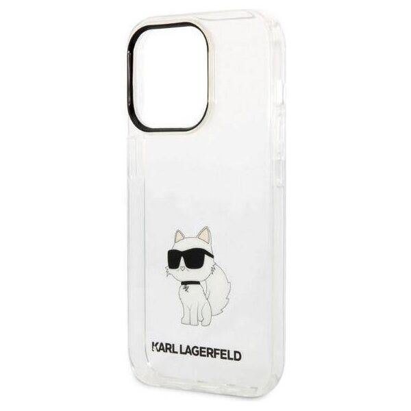 Original Case IPHONE 14 PRO Karl Lagerfeld Hardcase IML NFT Choupette (KLHCP14LHNCHTCT) transparent 3666339087142