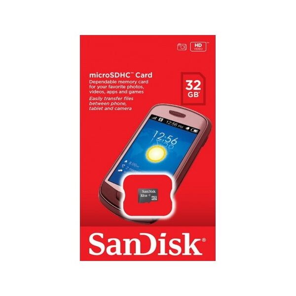 SanDisk memory card 32GB microSDHC 619659061647