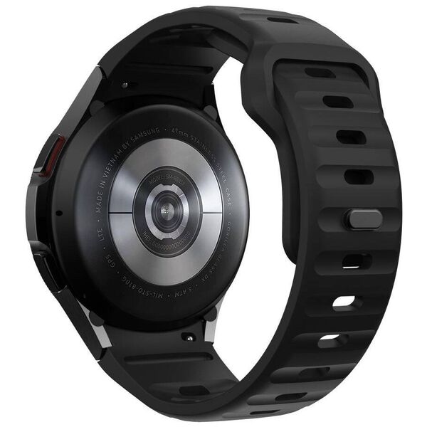 Strap for GALAXY WATCH 4 / 5 / 5 PRO / 6 / 7 / FE Tech-Protect Silicone black 5906302313600