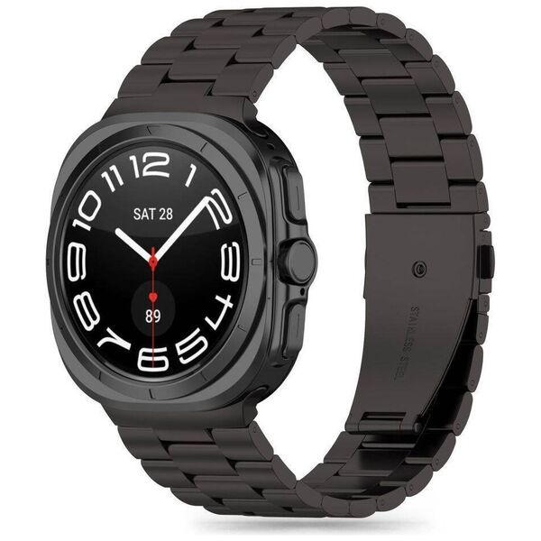 Strap for SAMSUNG GALAXY WATCH ULTRA (47MM) Tech-Protect Stainless black 5906302312399