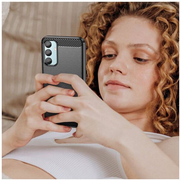 Case SAMSUNG GALAXY M15 5G Tech-Protect TPU Carbon black 5906302308118