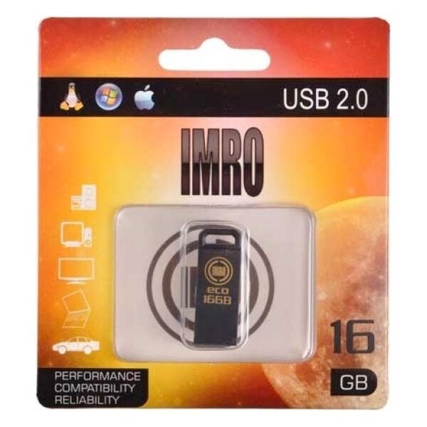 Imro pendrive 16GB USB 2.0 Black 5900495456854