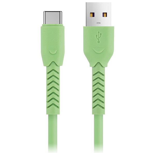Maxlife MXUC-04 cable USB - USB-C 1,0 m 3A green 5900495875228
