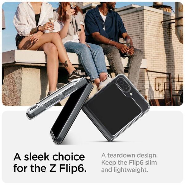 Spigen AirSkin Galaxy Z Flip 6 Crystal Clear 8809971227872