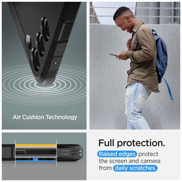 Case SAMSUNG GALAXY S23 Spigen Tough Armor black 8809896741156