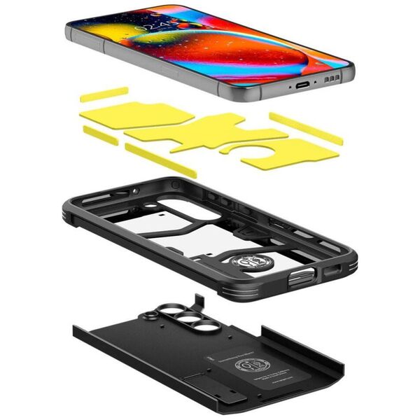 Case SAMSUNG GALAXY S23 Spigen Tough Armor black 8809896741156