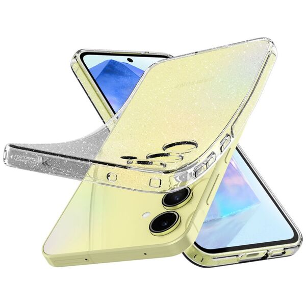 Spigen Huse pentru Samsung Galaxy A55 5G - Spigen Liquid Crystal Glitter - Crystal Quartz 8809971224512 έως 12 άτοκες Δόσεις