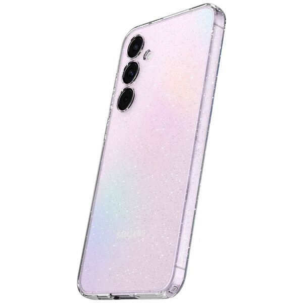 Spigen Huse pentru Samsung Galaxy A55 5G - Spigen Liquid Crystal Glitter - Crystal Quartz 8809971224512 έως 12 άτοκες Δόσεις