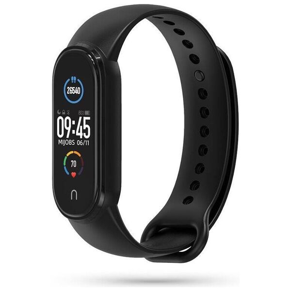 Strap for XIAOMI MI BAND 6 / 6 NFC / 5 Tech-Protect IconBand black 0795787712214
