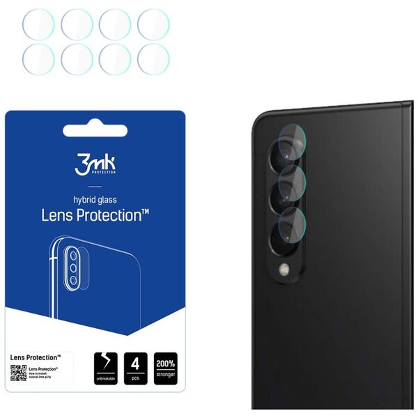 3mk hybrid glass Lens Protection for camera for Poco M6 Pro 4G 5903108555135