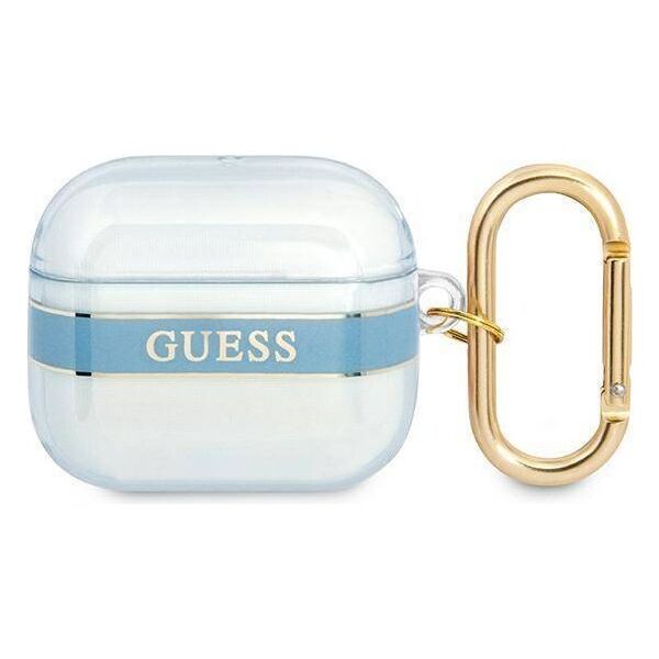 Case APPLE AIRPODS 3 Guess AirPods Strap Collection (GUA3HHTSB) blue 3666339047122